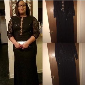 plus size formal gown